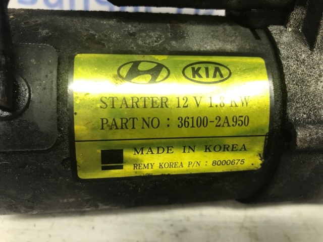 HYUNDAI 361002A950 Стартер в наличии Николаев