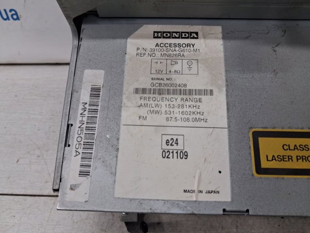39100SNAG22ZB HONDA купить в Харьков