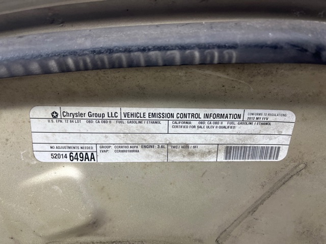 Капот двигателя 55369587AD CHRYSLER