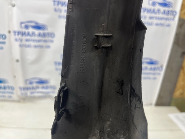 63860CG000 NISSAN Молдинг крыла переднего правого купить в Николаев