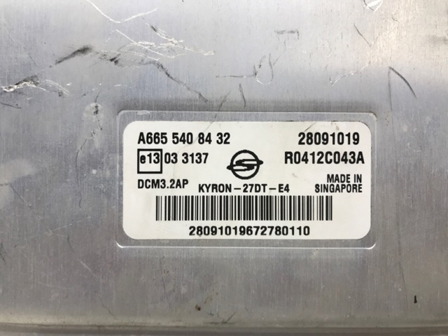 6655408432 Модуль управления (ЭБУ) двигателем купить Одесса