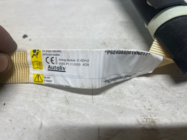 CHRYSLER 68100767AD Подушка безопасности (AIRBAG) шторка боковая левая в наличии Полтава
