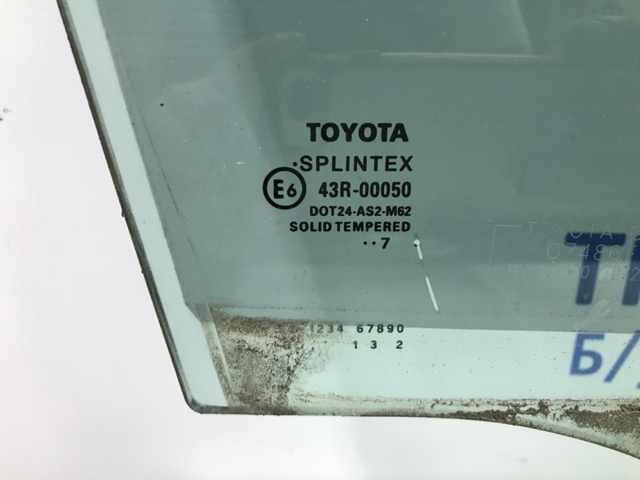 6810105030 TOYOTA Стекло двери передней правой купить в Черкассы