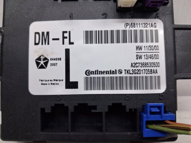 CHRYSLER 68111321AG Блок комфорта передней двери в наличии Ирпень