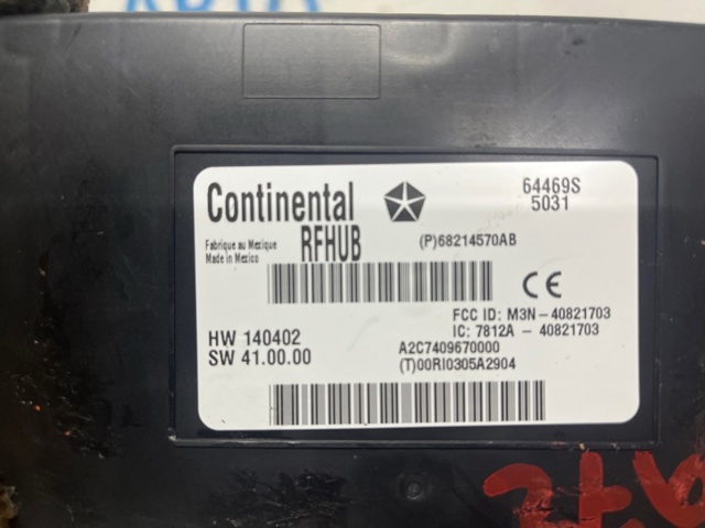 CHRYSLER 68214570AB в наличии Одесса
