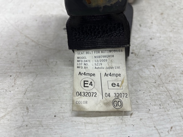 Ремень безопасности передний правый 81450SEAE02ZA HONDA
