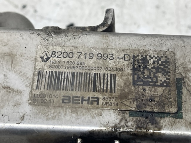 RENAULT 8200719993 Радиатор системы EGR рециркуляции выхлопных газов в наличии Сумы