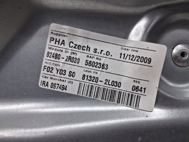 824812L000 Механизм стеклоподъемника двери передней правой купить Ирпень