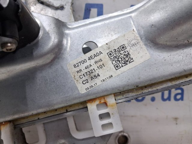 827004EA0A NISSAN Механизм стеклоподъемника двери задней правой купить в Полтава