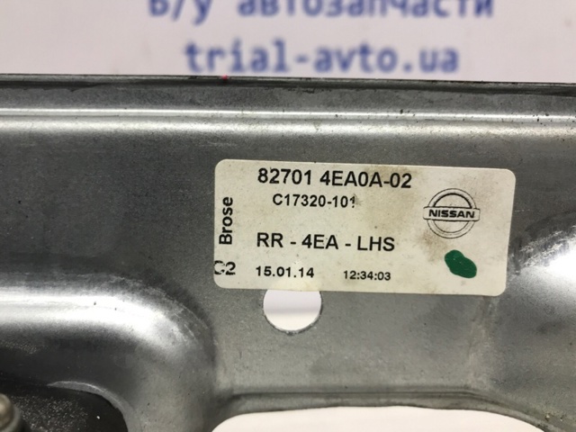 NISSAN 827014EA0A Механизм стеклоподъемника двери задней левой в наличии Черновцы