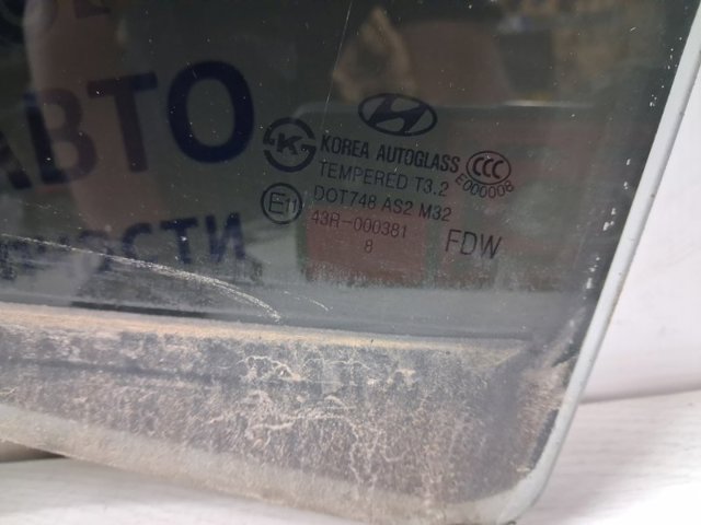 HYUNDAI 834102L210 Стекло двери задней левой в наличии Житомир