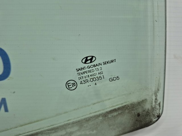 83411A6000 HYUNDAI Стекло двери задней левой купить в Днепр