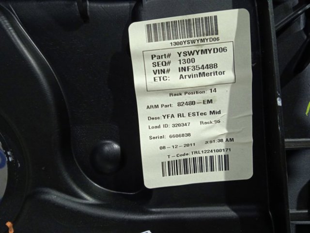 Стеклоподъемник левой задней двери 834713Q000 HYUNDAI