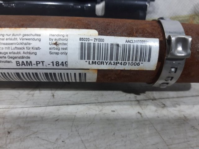 850202Y000 Подушка безопасности (AIRBAG) шторка боковая правая купить Одесса