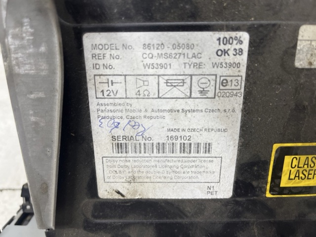 8612005080 TOYOTA Магнитола купить в Житомир