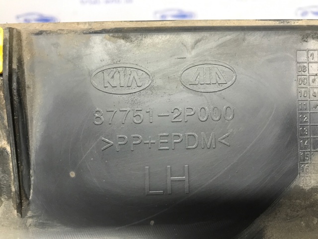 HYUNDAI 877512P000 Накладка (молдинг) порога наружная левая в наличии Чернигов
