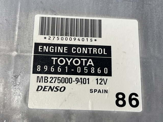 8966105860 TOYOTA Блок управления двигателем купить в Киев