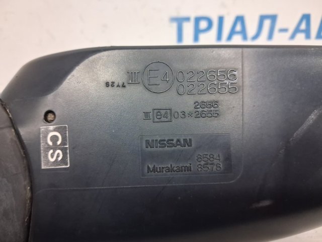 Боковое зеркало заднего вида правое 96301JH20A NISSAN