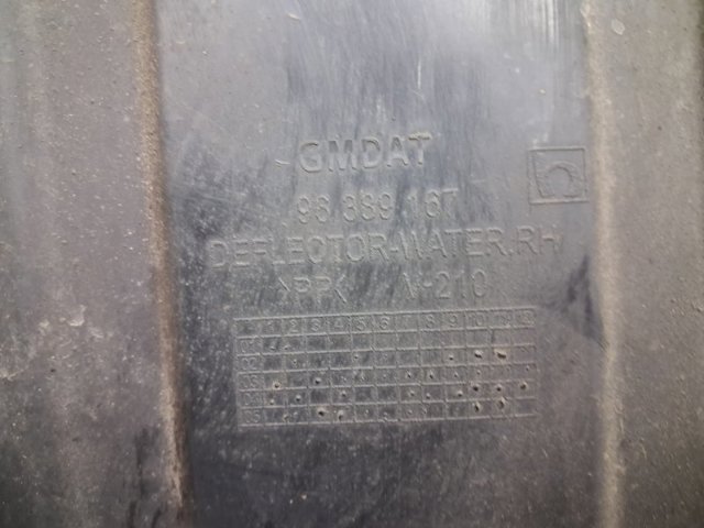 Защита двигателя, правая 96389167 GM