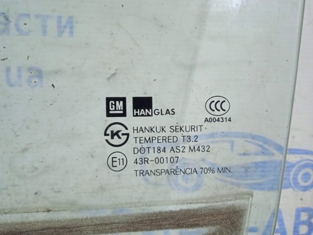 GM 96548186 Стекло двери задней левой в наличии Киев