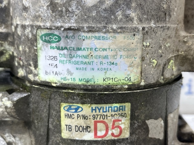 Компрессор хладагента 977011C250 HYUNDAI