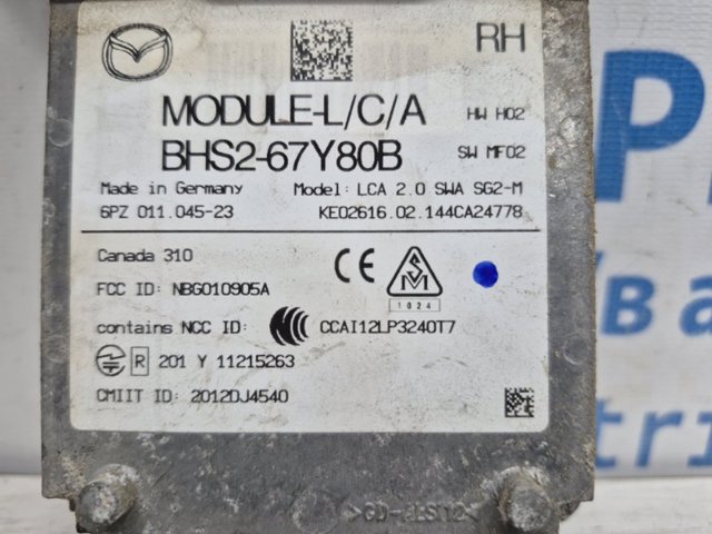 MAZDA BHS267Y80B в наличии Житомир