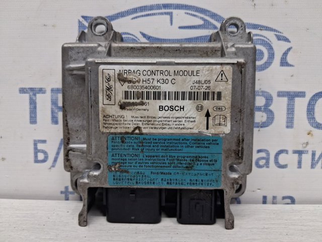 Модуль-процессор управления подушкой безопасности (ЭБУ AIRBAG) BS4H57K30C MAZDA