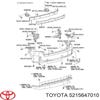 Кронштейн бампера заднего, внешний левый 5215647010 TOYOTA