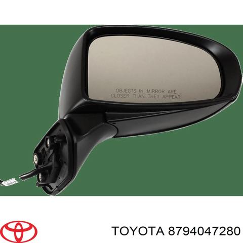 Наружное зеркало левое 8794047280 TOYOTA