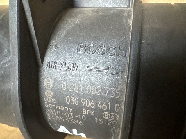 0281002735 Датчик потока (расхода) воздуха, расходомер M.A.F. - (Mass Airflow) купить Сумы
