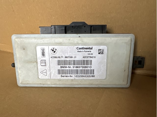 Блок управления airbag 6837359 BMW