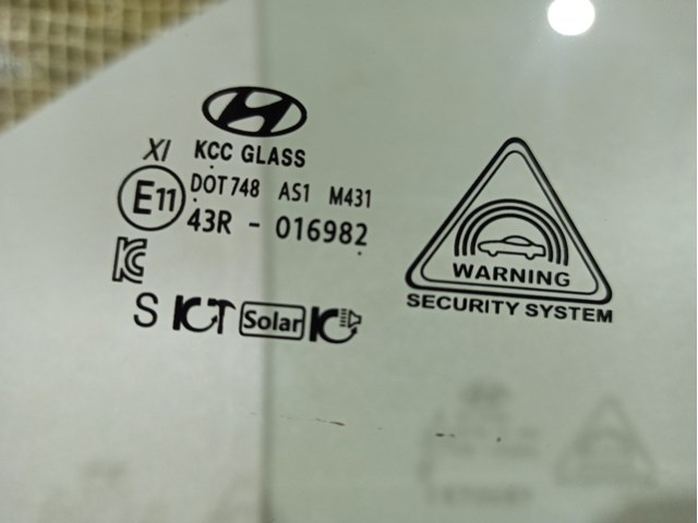 HYUNDAI 82420GI030 Стекло двери передней правой в наличии Украина