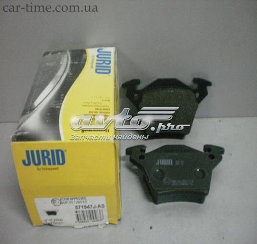 Колодки тормозные задние, дисковые 571947J BENDIX