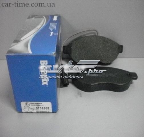 Колодки 573260B BENDIX
