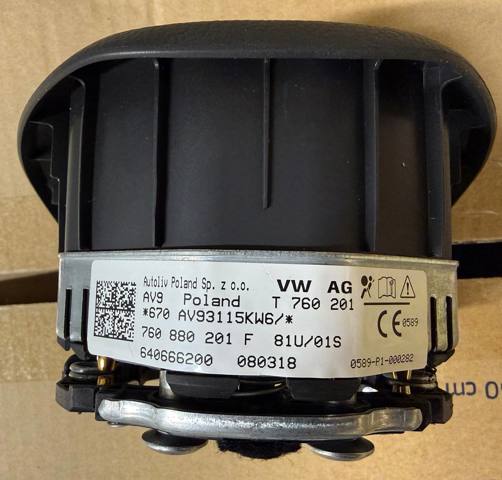 VAG 760880201F81U Подушка безопасности (AIRBAG) водительская в наличии Запорожье