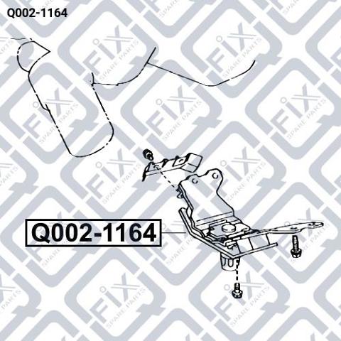 Подушка трансмиссии Q0021164 Q-FIX