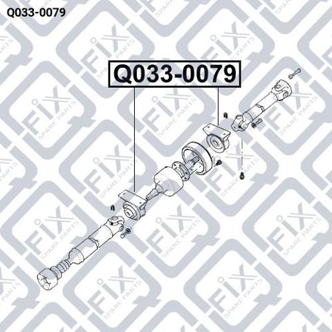 Подвесной кардан Q0330079 Q-FIX