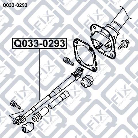 Вал рулевой колонки Q0330293 Q-FIX