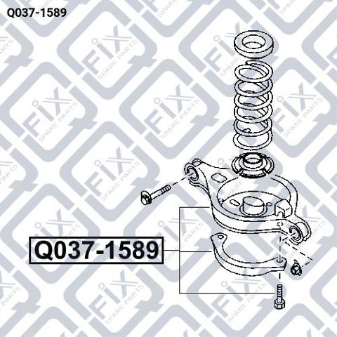 Рычаг задней подвески нижний, правый Q0371589 Q-FIX