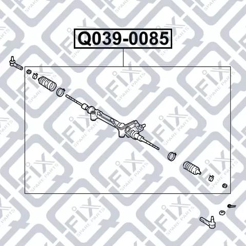 Q0390085 Q-FIX Рейка рулевая купить в Киев