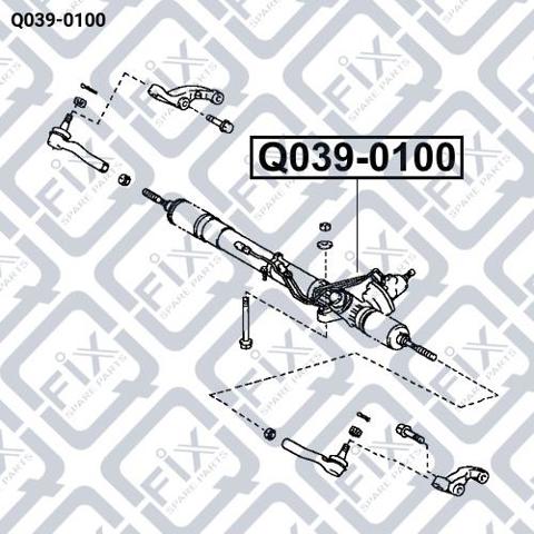 Управление рулевое в сборе Q0390100 Q-FIX