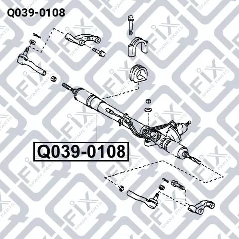 Q0390108 Q-FIX Рейка рулевая купить в Чернигов