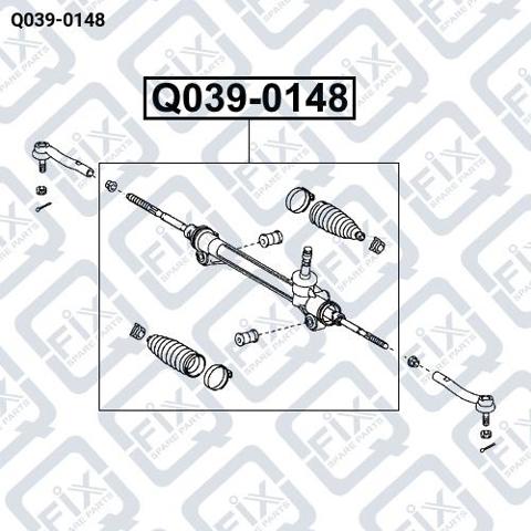 Управление рулевое в сборе Q0390148 Q-FIX