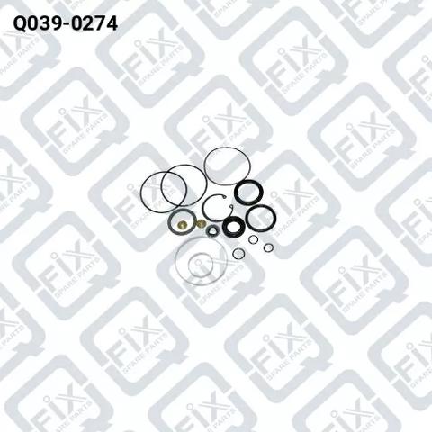 Ремкомплект рулевой рейки (механизма), (ком-кт уплотнений) Q0390274 Q-FIX