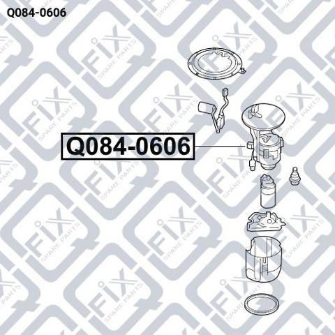 Q0840606 Q-FIX Топливный фильтр купить в Николаев