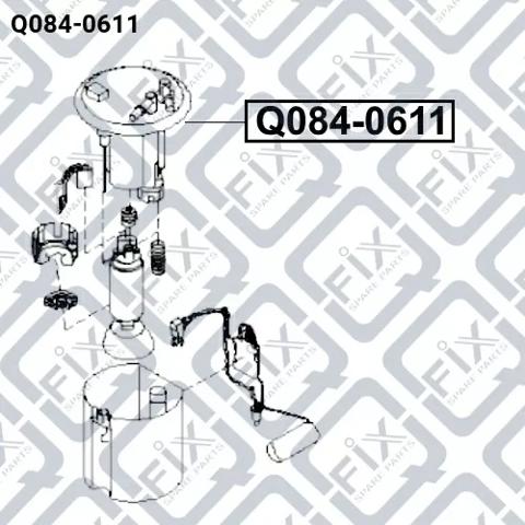 Топливный фильтр Q0840611 Q-FIX