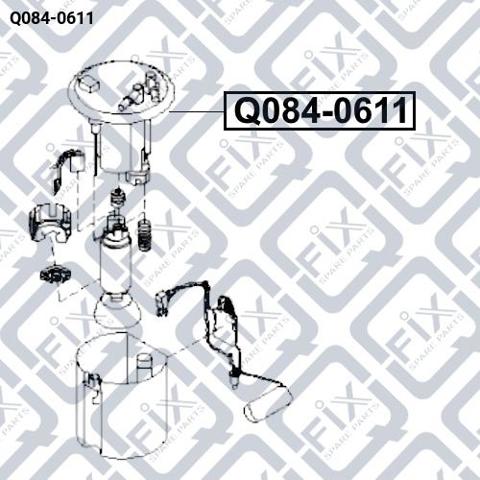 Q-FIX Q0840611 Фильтр топливный в наличии Николаев