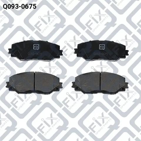 Колодки тормозные Q0930675 Q-FIX