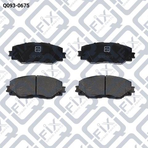 Q0930675 Q-FIX Колодки тормозные передние дисковые купить в Чернигов