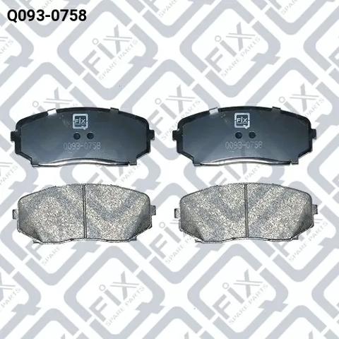Передние тормозные колодки Q0930758 Q-FIX